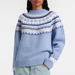 Miu Miu Fair Isle virgin wool jacquard sweater